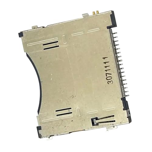 Conector de ranura de memoria de consola | Conector para lector de tarjetas fácil de instalar - Piezas de repuesto antiarañazos para productos electrónicos para propietarios de consolas múltiples y