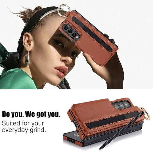 Coque Samsung Z Fold 4 fentes de rangement RFID et bague antichoc - 6
