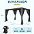 LVUYOYO Outdoor Louvered Pergola 10' x 13', Aluminum Pergola with Adjustable Roof, Waterproof Metal Gazebo with Curtains and Netting for Patio, Backyard, Garden, Deck (Black)