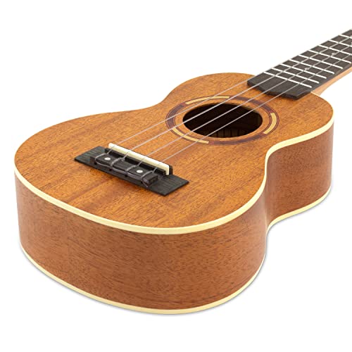 Tiger UKE14-NT Ukulélé acajou 53,3 cm - Les Beatles, Paul McCartney, John Lennon, RIngo Starr, George Harrison Tiger UKE14-NT Ukulélé acajou 53,3 cm – Image 3