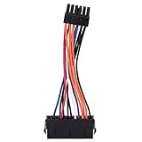 Longitud aproximada: 15 cm. TOOGOO PSU ATX 24 Pines Hembra a 12 Pines Macho Cable de Manguito de Fuente de alimentacion 18AWG Alambre para Acer Q87H3-AM Q87H3 Am Q87 Placa Base