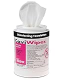 Metrex CaviWipes Disinfecting Towelettes Canister Wipes, 160 Count, White