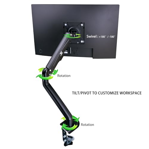 Image of HP Series 3 Pro 327ph 27 inch FHD IPS Monitor with 5ms Response Time, Anti-Glare, Flicker Free, VESA Mount (100mm), Displayport, HDMI, Black Color (B0CG8UT#ABA) w /DKZ Hub & ErgoFlexy Single Mount Arm
