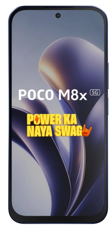 Image of POCO M8x 5G (Blue, 128 GB) (4 GB RAM)