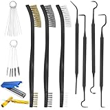 11Pcs Carburetor Cleaning Tool, Carb Jet Cleaning Kit & Welding Tip Cleaner with Stainless Steel Needles...