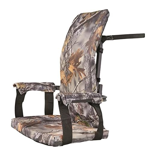 Guide Gear Deluxe Tree Stand Seat Cushion Pad for Hunting Ground Hunt Gear Equipment Accessories, Camo
