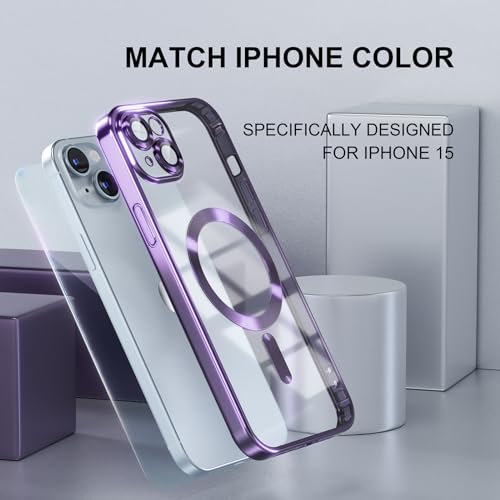 Image of Misea Magnetic for iPhone 15 Case Compatible with MagSafe