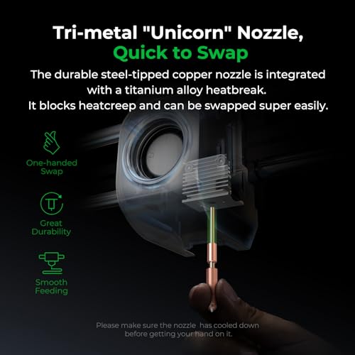 Image of Creality K1C 3D Printer, 2024 New Version 600mm /s High-Speed Auto Leveling Clog-Free Robust Direct Extruder K1 Upgrade 3D Printer with AI Camera 300C Printing Support Carbon Fiber Filaments
