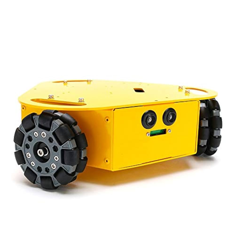 極美品 オムニホイール モバイルロボット　1台 Amazon.co.jp: 3WD48mmオムニホイールモバイルロボット (10019