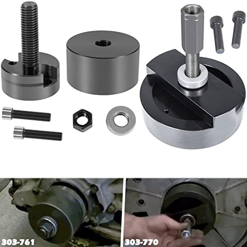 303-770 Crankshaft Rear Main Seal and Wear Sleeve Ring Installer Tools + 303-761 Crankshaft Front Seal and Wear Ring Installer Tools Alt ST-107 ZTSE4516，Perfect Set for Ford 4.5L 6.0L 6.4L Powerstroke