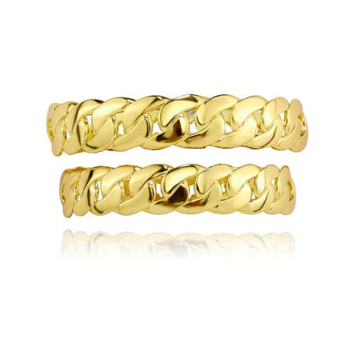 JINAO Gold Grills with Cuban Link
