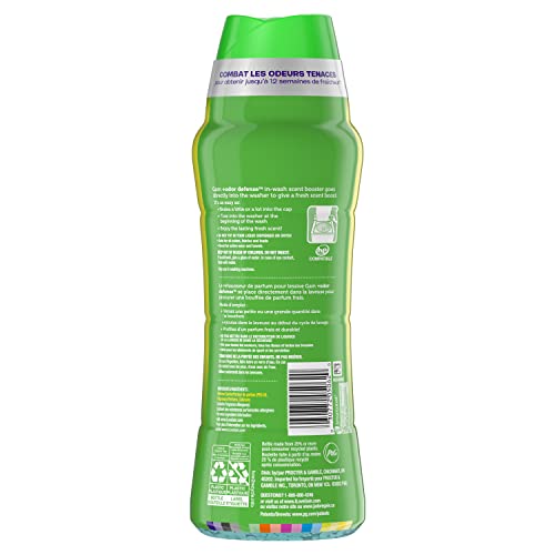 Gain + Odor Defense Laundry Scent Booster Beads For Washer, Super Fresh Blast Scent, 20.1 Oz, He Compatible #TOP1