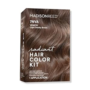 Madison Reed Radiant Hair Color Kit – 7NVA Light Cool Brown (Veneto Brown), Dimensional Gray Hair Blending Permanent Hair Dye, PPD-Free & Ammonia-Free, 1 Pack