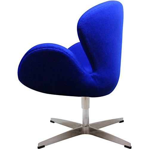 Amazon.co.jp: スワンチェア ファブリック仕様 色ブルー アルネ