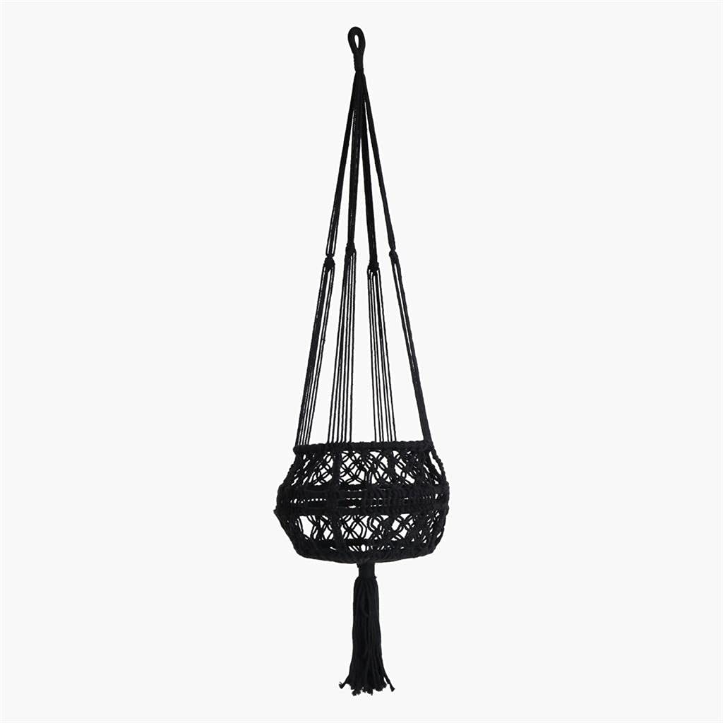 STUFF Loft Macramé suspendu en coton Ø 20 cm x H 105 cm