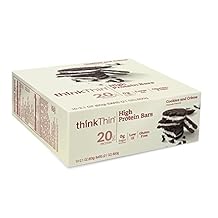 thinkThin High Protein Bars, Cookies and Creme, 2.1 Ounce, 10 Count
