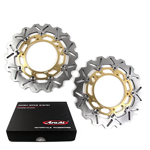 Disques de frein avant moto couleur or pour supprimer les vibrations sur YZF R6