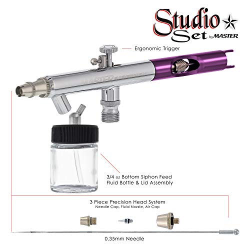Master Airbrush S66-PRO Dual-Action Siphon Feed Airbrushes thumb #1