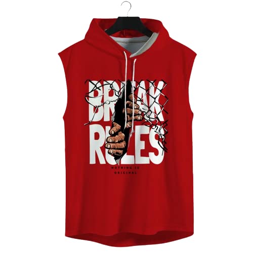juxar Break Rules Hooded Sando (Red)-picture-55