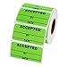 LabelValue.com | Accepted Inventory Labels 2 x 1 inch, 500 Labels per roll