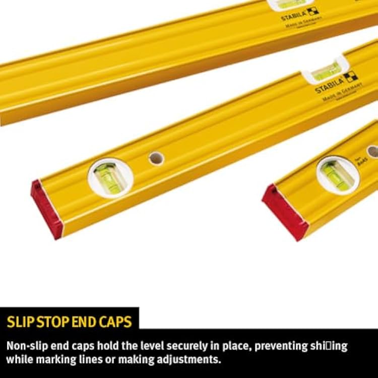 STABILA PRO SET 80 AS Spirit Level Set, includes: 48, 24, and 12 Inch Levels Plus Carrying Case, Cat. Number 29840