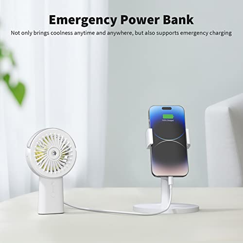 image for Otlonpe Handheld Misting Fan Portable, Small Personal Hand Held Rechar
