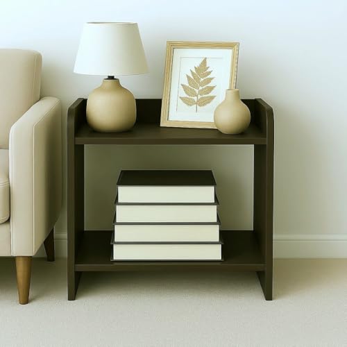 Wooden Bedside Table for Bedroom | Small Side Table with Shelf | Nightstand & End Table for Living Room | Modern Home Decor Furniture | Bed Side Tables for Bed Room