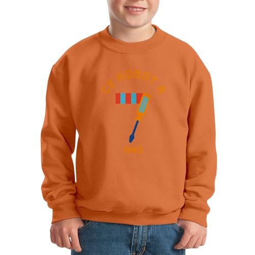 Sweatshirt enfant robot 7 ans anniversaire célébration vêtement