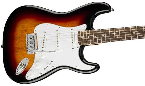 Image of Squier Affinity Series Stratocaster Electric Guitar, with 2-Year Warranty, 3-Color Sunburst, Laurel Fingerboard