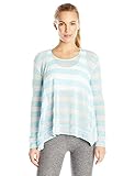 Steve Madden Women's Relaxed Jersey Sweater with Twisted Open Back