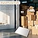 UNIWEIGH Digital Postal Scale,440lb x 10g Accuracy Shipping Scale,Stainless Steel Platforms,Heavy Duty Scale with LCD/Hold/Tare Functions,Postage Scale for Packages,Luggage Scale,Battery&USB Included