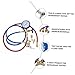 Unomor Recharge Manometer Tool Set Complete Diagnostic Gauge Kit for Automotive Durable Hoses Precision Performance