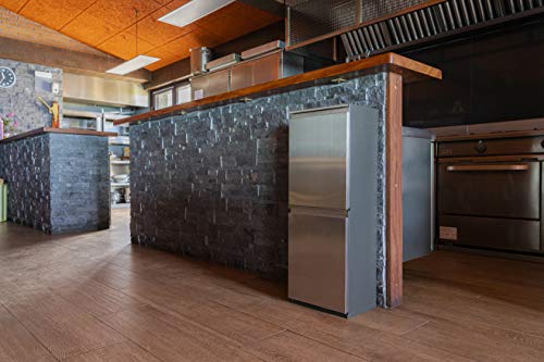 ARREGUI Vario CR205 Abfalleimer/Mülleimer aus Edelstahl, Mülltrennsystem mit 2 entnehmbaren Inneneimern aus Kunststoff mit Griff, 2 x 16L (32L), anthrazit/dunkelgrau und Edelstahl, 89,5 x 31,6 x 25 cm - Image 6