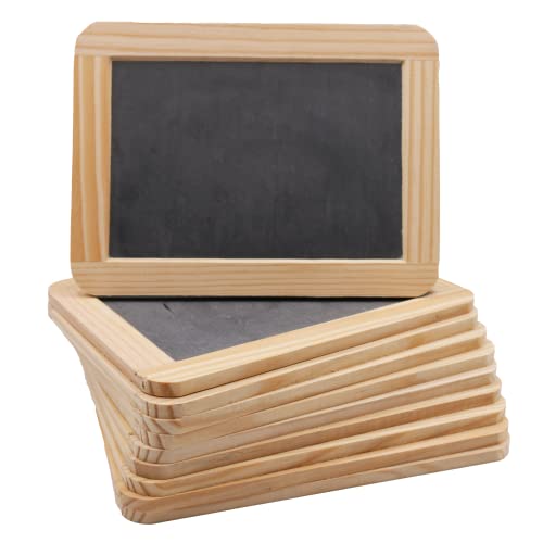 Tableau noir de cuisine KANA ardoise en bois pour petits mots et listes de courses