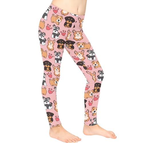 Toddler Girls Active Leggings Trousers Tummy Control Dance Yoga Leggings Tights2