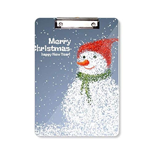 Porte-bloc Noël A4 motif bonhomme de neige idée cadeau originale bureau