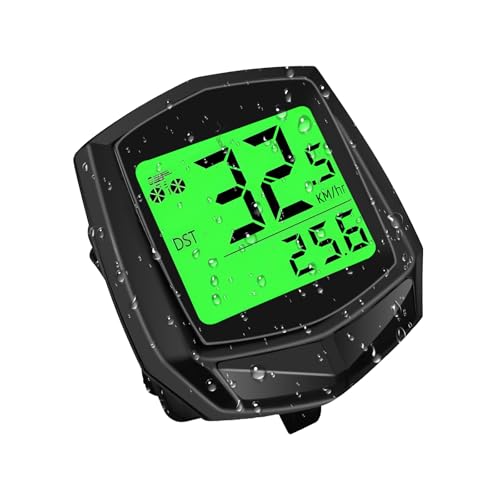 2026 New Bike Computer and Bike Odometer Wireless MPH KM/H Bicycle Speedometer with Automatic Wake-Up Cycling Speed Tracker Display & Single Mileage & Multi-Functions & Calories Statistics Accessories by DonDofla - Used condition - US$8.90
