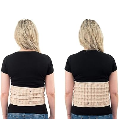 HONGJING Decompression Back Belt Lumbar Support Inflatable for Back Pain Relief Lower Back Traction Device - Reset Lumbar Spine, One Size fits 29-49 Waist