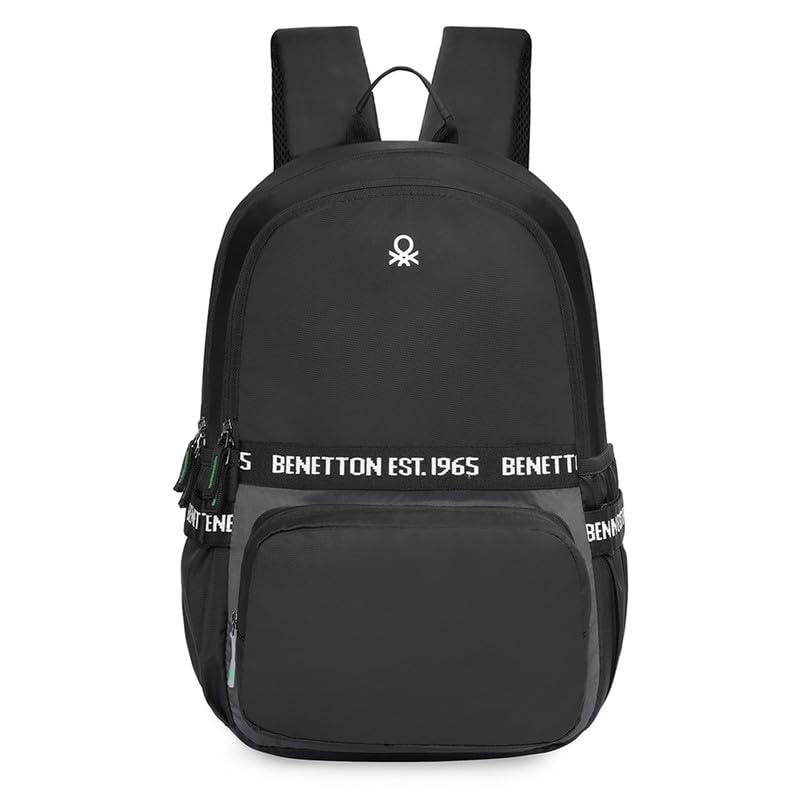 United Colors of Benetton Unisex Polyester 14″ Laptop Backpack (Torque)