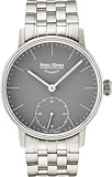 - Farbe des Gehäuses: Silber Bruno Söhnle Stuttgart Handaufzug 17-11190-842 Mechanische Herrenuhr