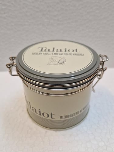 Chocolates con Leche Talaiot en Bote con almendras de Mallorca