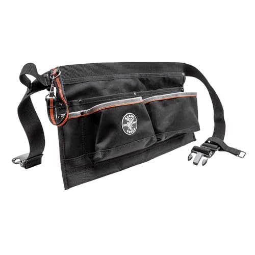 Klein Tools 5244 Tool Apron, Tape Thong and Four Reinforced Pockets for Hand Tools, Waist Size 32 to 53-Inch by KLEIN TOOLS - Image 4