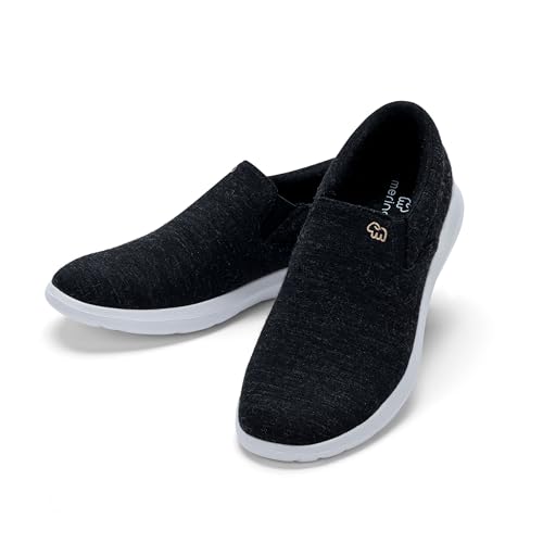 Image of Merinos Women's Slip On Fashion Sneakers, Slide on Casual Shoe, Made with Australian Wool, Lightweight & Durable Tennis Shoes