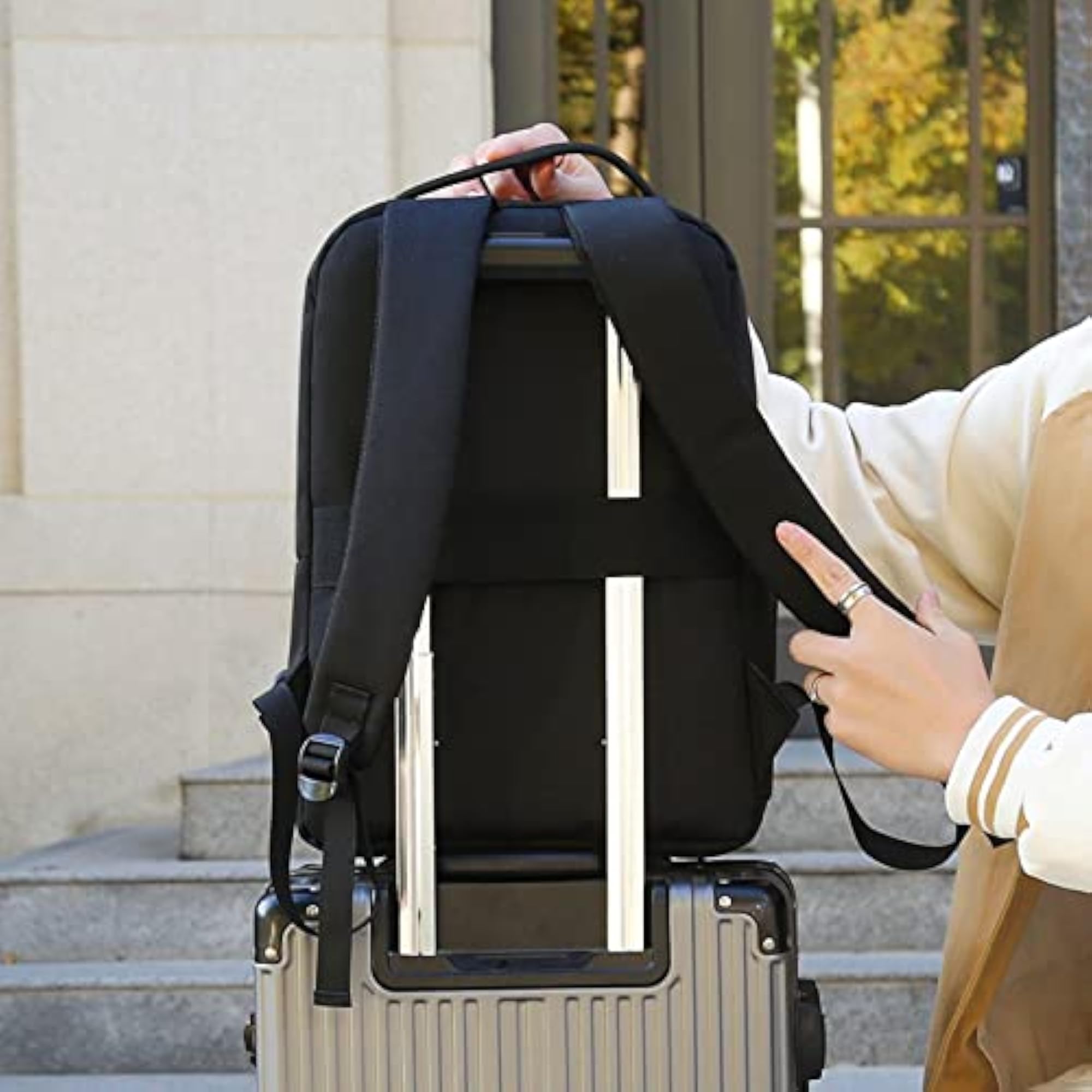 Oxford Cloth Men's Business Backpack Multifunctional