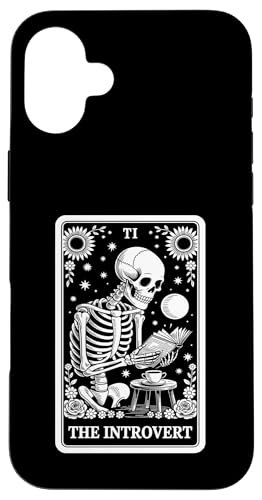 The Introvert Tarot Card Indoorsy Women Inrovert �X�}�z�P�[�X iPhone 16 Plus �p