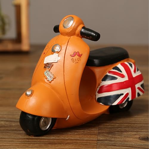 Decoração de Motocicleta Vintage, Modelo de Resina para Moto, Ornamento de Desenho Animado, ótimo Pr