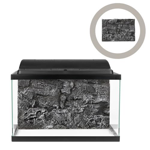 Panneau imitation roche bleu gris fond décoratif 3D pour terrarium - 8