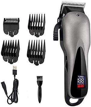 Hair Clipper Professional Clippers Cordless Haircut to Use Clipper Trimmer USB Rechargeable Electric Cutting Kit LED Display Mens Child
