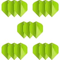 Target Darts 5 x Sets of ID Pro. Ultra Green No.2 Dart Flights - 15 in total – Ansicht 3