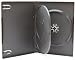 SquareDealOnline - DV3R14BKWT - 3 Disc Standard Size DVD Cases - Black - (50 Cases)